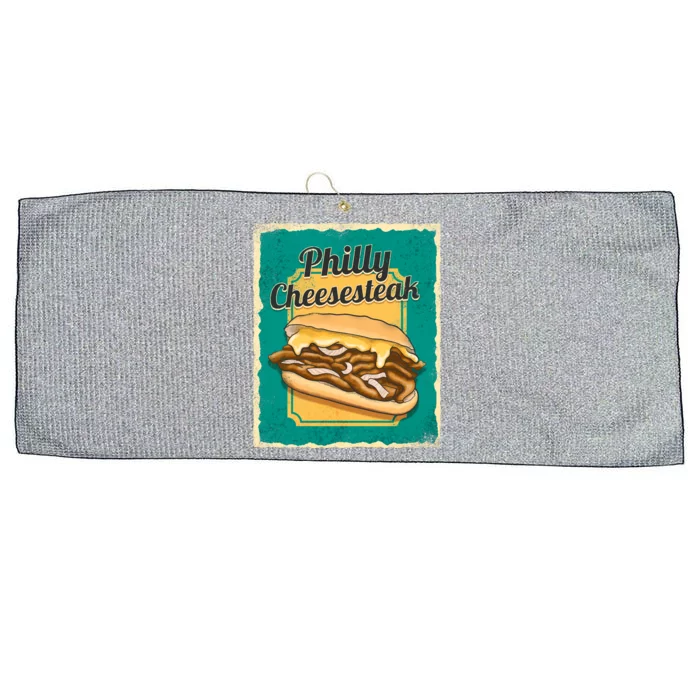 Philly Cheesesteak Large Microfiber Waffle Golf Towel