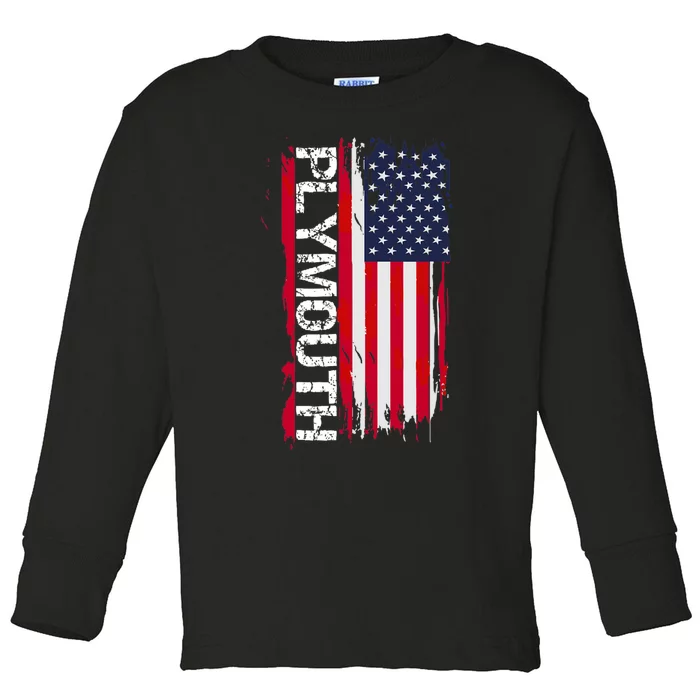 Plymouth City Toddler Long Sleeve Shirt