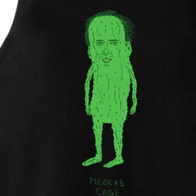 Picolas Cage Ladies Tri-Blend Wicking Tank