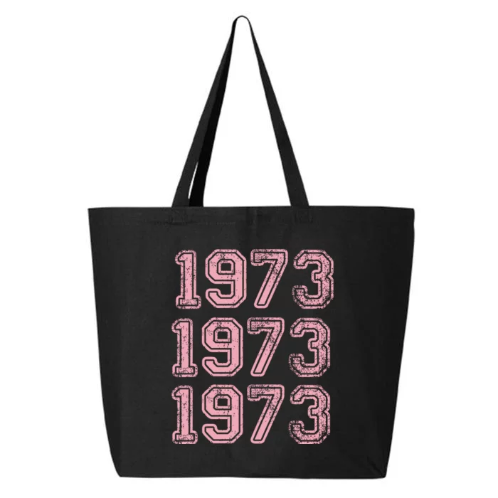 Pro Choice Pro Roe 1973 Women's Rights Feminist 25L Jumbo Tote