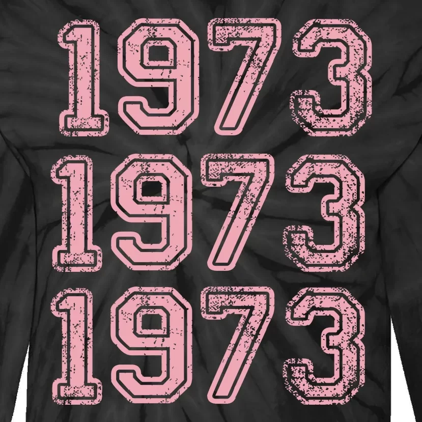 Pro Choice Pro Roe 1973 Women's Rights Feminist Tie-Dye Long Sleeve Shirt