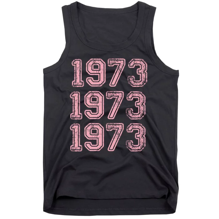 Pro Choice Pro Roe 1973 Women's Rights Feminist Tank Top