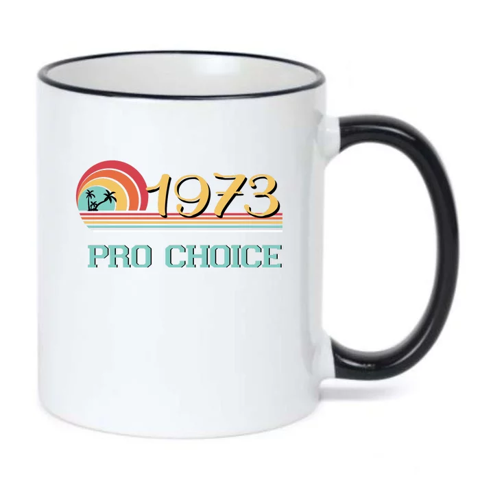 Pro Choice Pro Roe 1973 Women's Rights Feminist Black Color Changing Mug