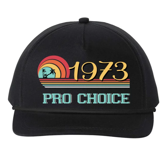 Pro Choice Pro Roe 1973 Women's Rights Feminist Snapback Five-Panel Rope Hat