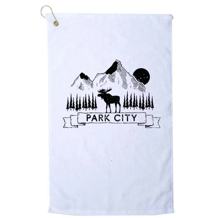 Park City Park City Utah Souvenir Platinum Collection Golf Towel