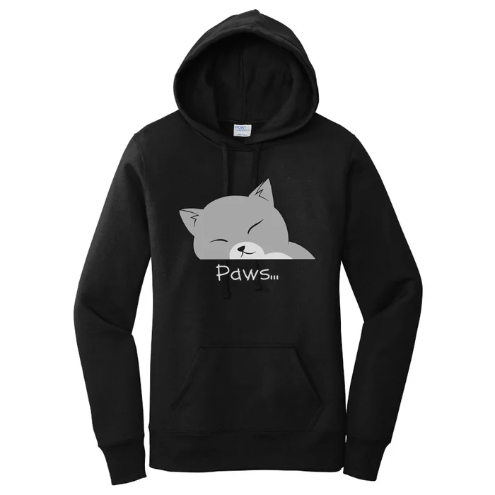 Paws Cat Women's Pullover Hoodie