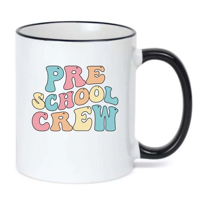 Preschool Crew PreK Teacher Preschool Student Squad Gift Black Color Changing Mug