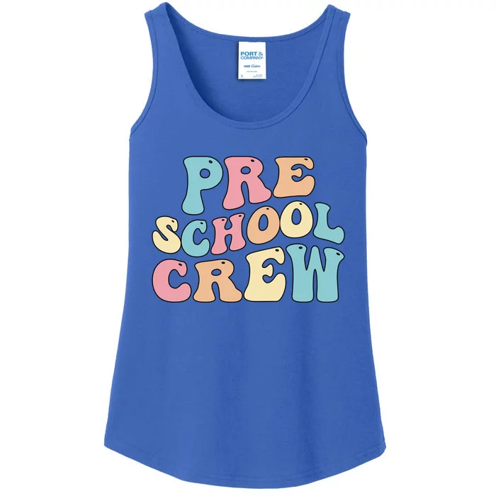 Preschool Crew PreK Teacher Preschool Student Squad Gift Ladies Essential Tank