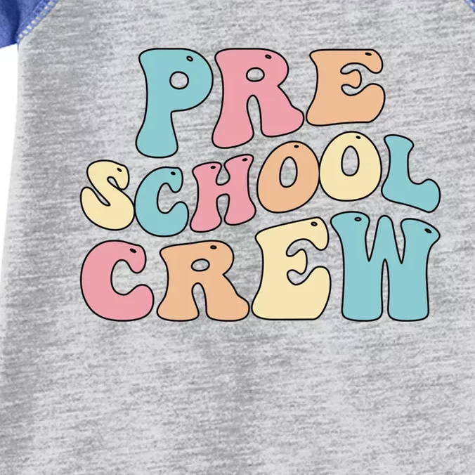 Preschool Crew PreK Teacher Preschool Student Squad Gift Infant Baby Jersey Bodysuit