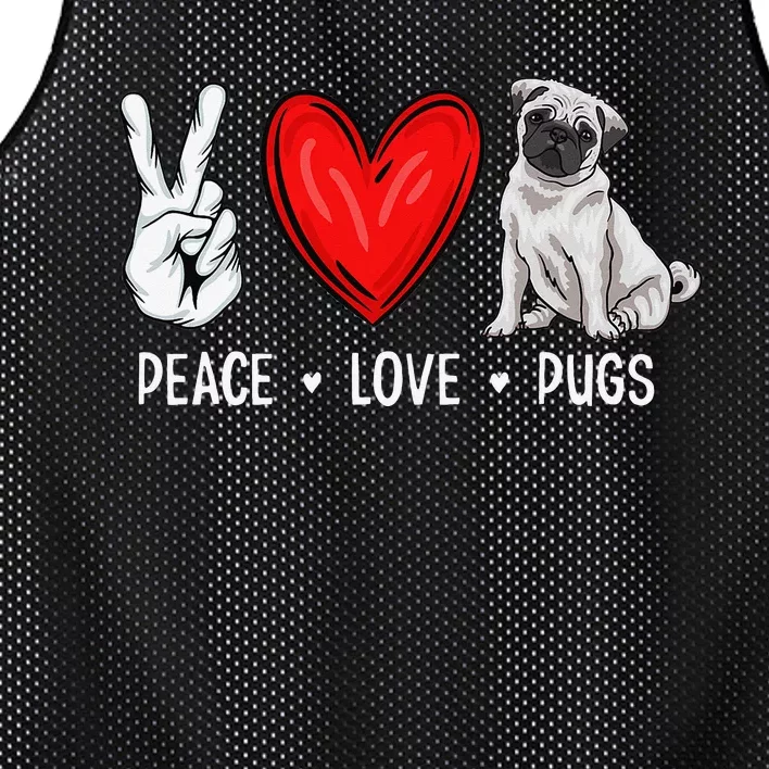 Pug Cute Pug Pug Lover Pug Owner Mesh Reversible Basketball Jersey Tank