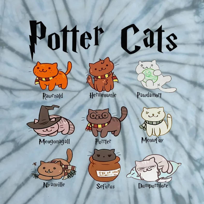 Potter Cats Tie-Dye T-Shirt