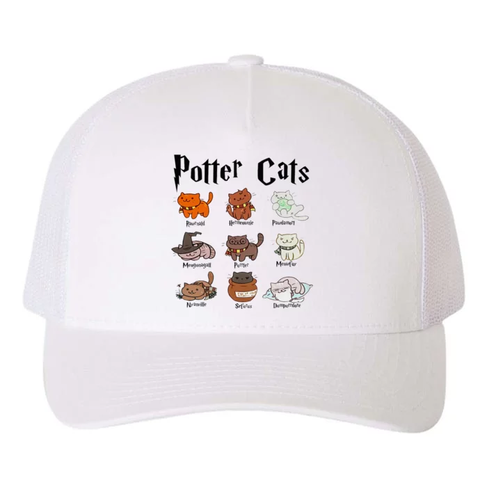 Potter Cats Yupoong Adult 5-Panel Trucker Hat