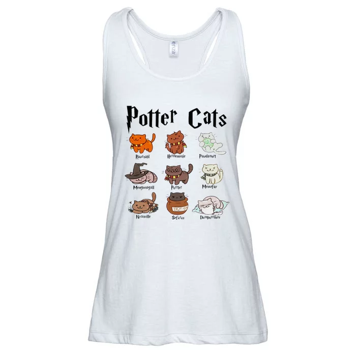 Potter Cats Ladies Essential Flowy Tank