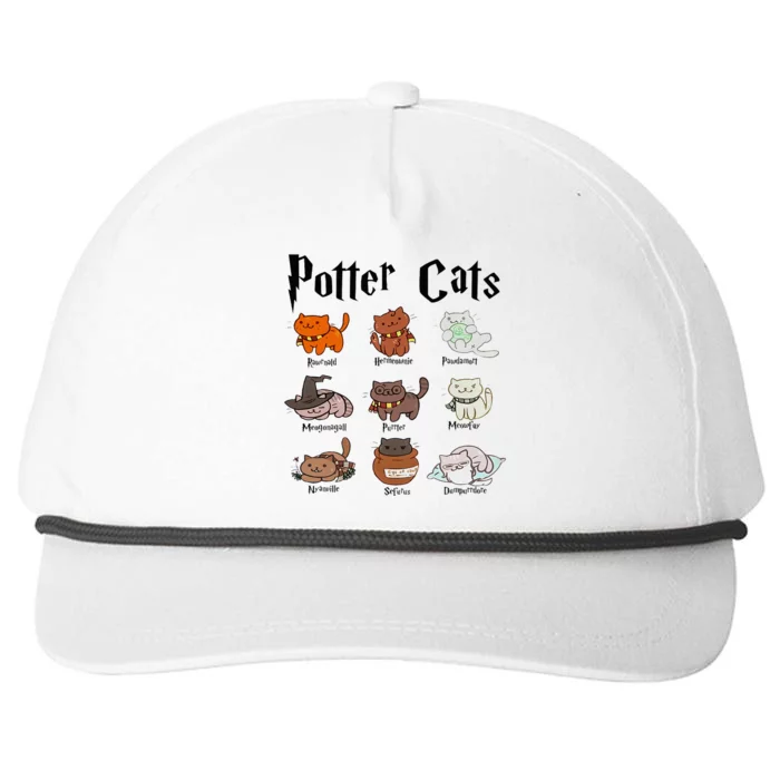 Potter Cats Snapback Five-Panel Rope Hat