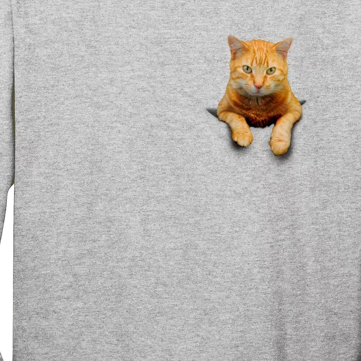 Pocket Cat Long Sleeve Shirt