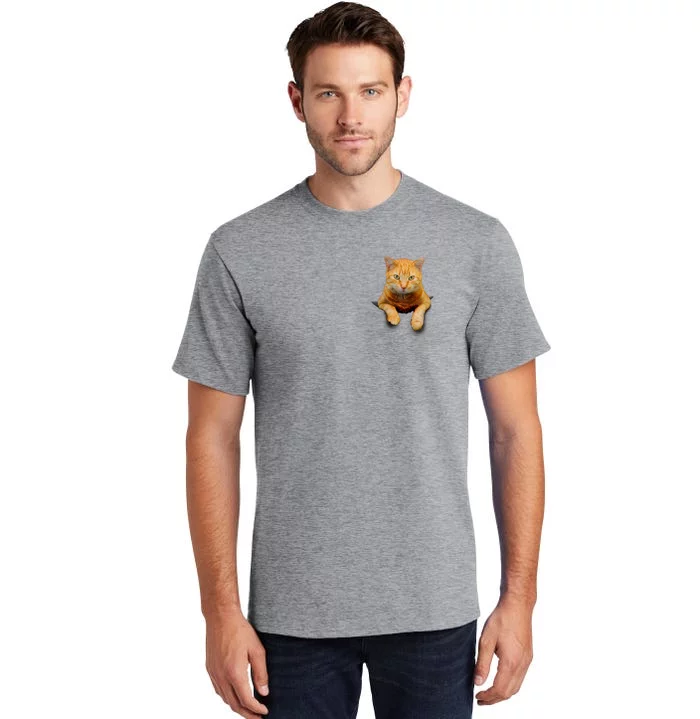 Pocket Cat Tall T-Shirt