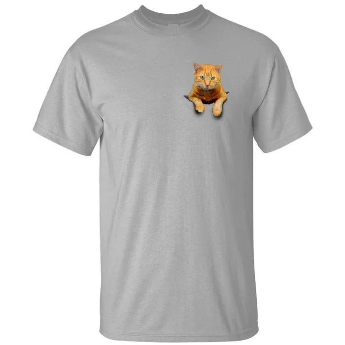 Pocket Cat Tall T-Shirt