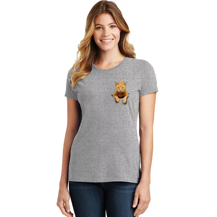 Pocket Cat Women's T-Shirt