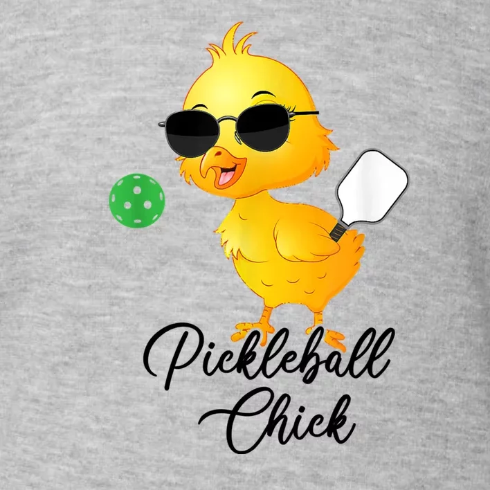 Pickleball Chick Toddler Sweatshirt