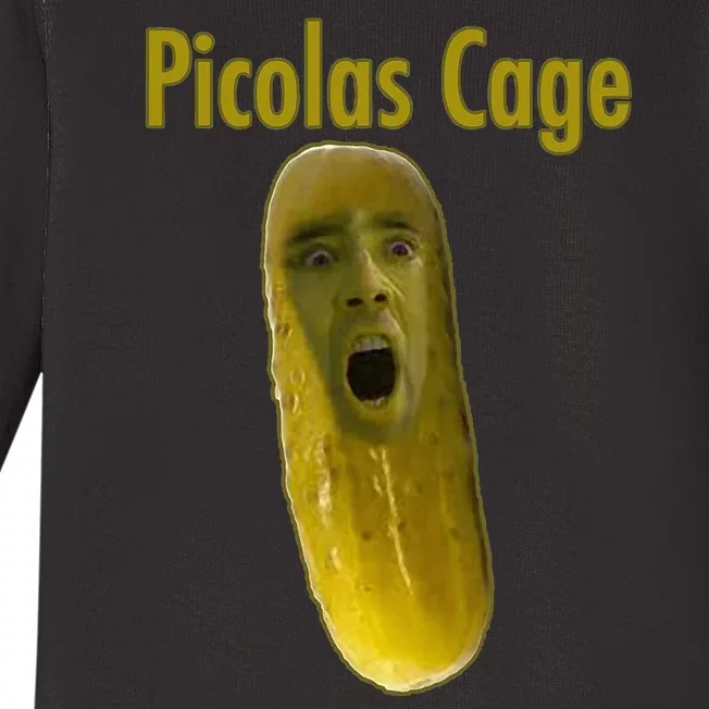 Picolas Cage Baby Long Sleeve Bodysuit