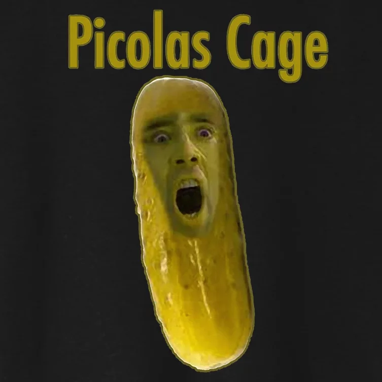 Picolas Cage Women's Crop Top Tee