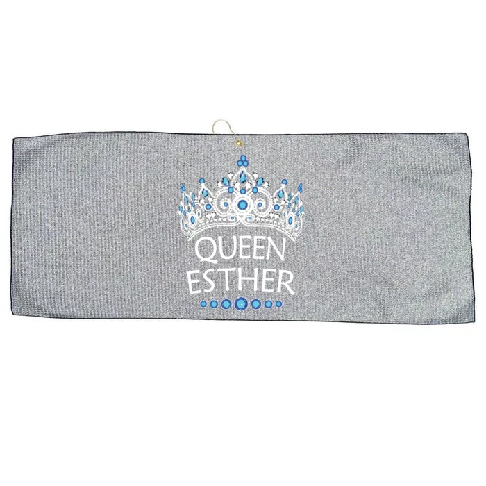 Purim Costume Queen Esther Humorous Jewish Costume Large Microfiber Waffle Golf Towel