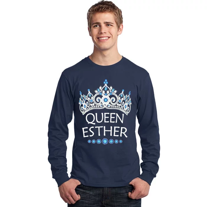 Purim Costume Queen Esther Humorous Jewish Costume Tall Long Sleeve T-Shirt