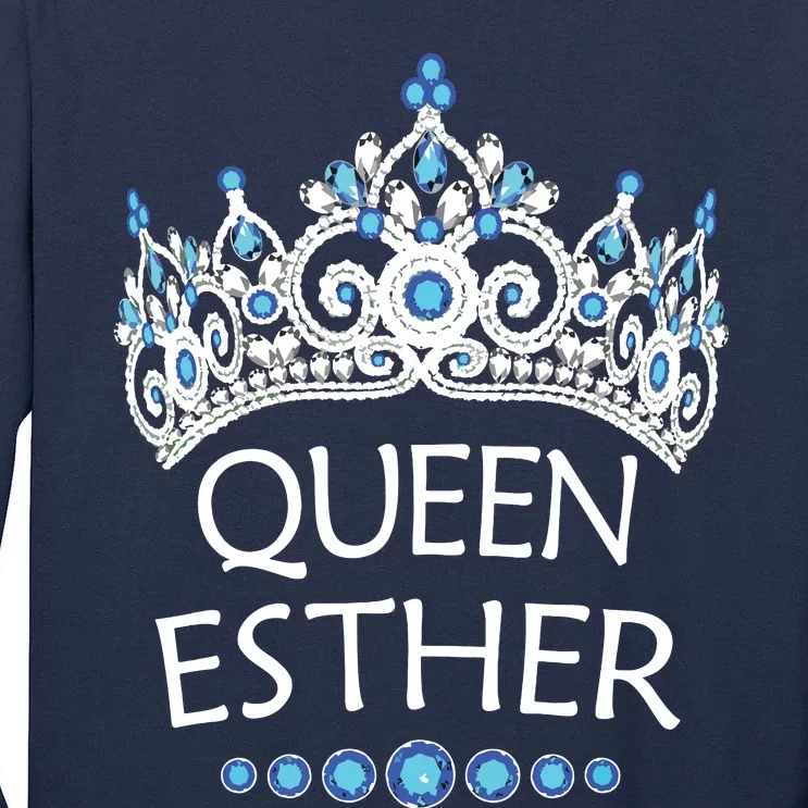 Purim Costume Queen Esther Humorous Jewish Costume Tall Long Sleeve T-Shirt