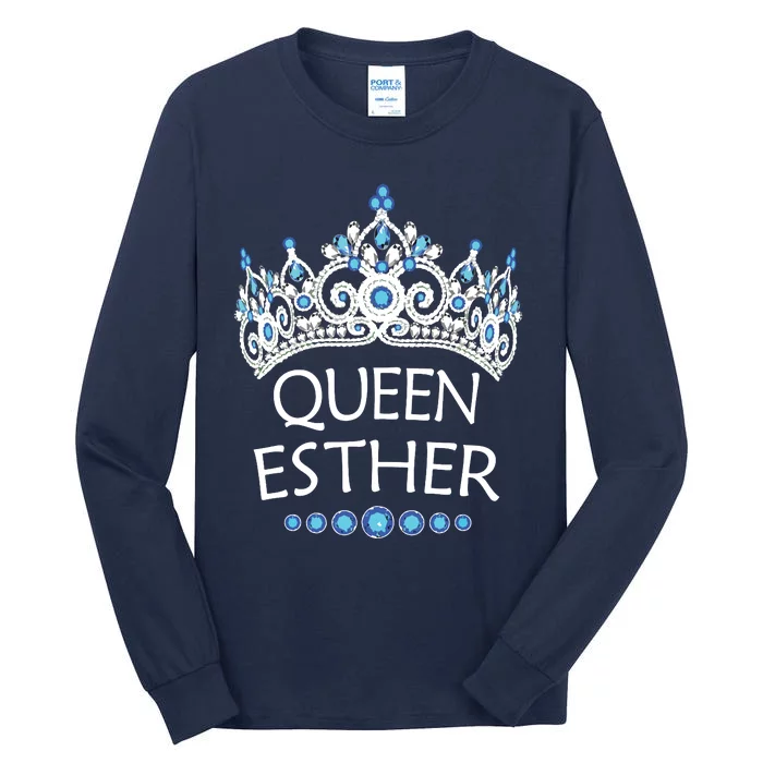 Purim Costume Queen Esther Humorous Jewish Costume Tall Long Sleeve T-Shirt