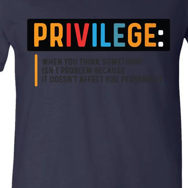 Privilege Civil Rights Tee Equality Tank V-Neck T-Shirt