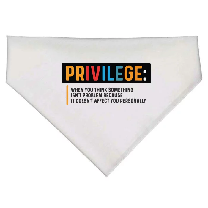 Privilege Civil Rights Tee Equality Tank USA-Made Doggie Bandana