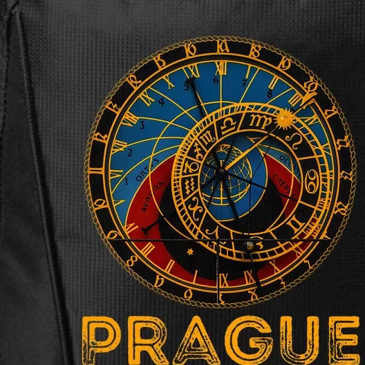 Prague Czech Republic Souvenir Astronomical Clock Prague City Backpack