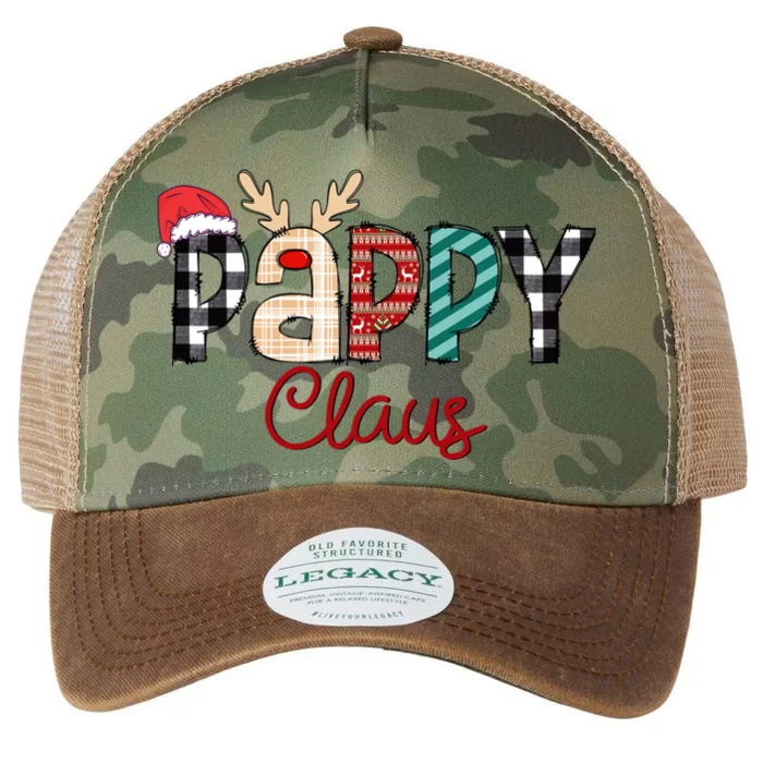 Pappy Claus Reindeer Christmas Gift Legacy Tie Dye Trucker Hat