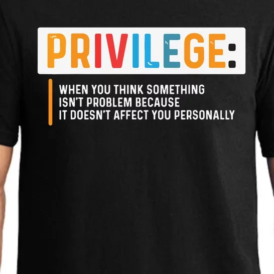 Privilege Civil Rights Tee Equality Tank Top Pajama Set