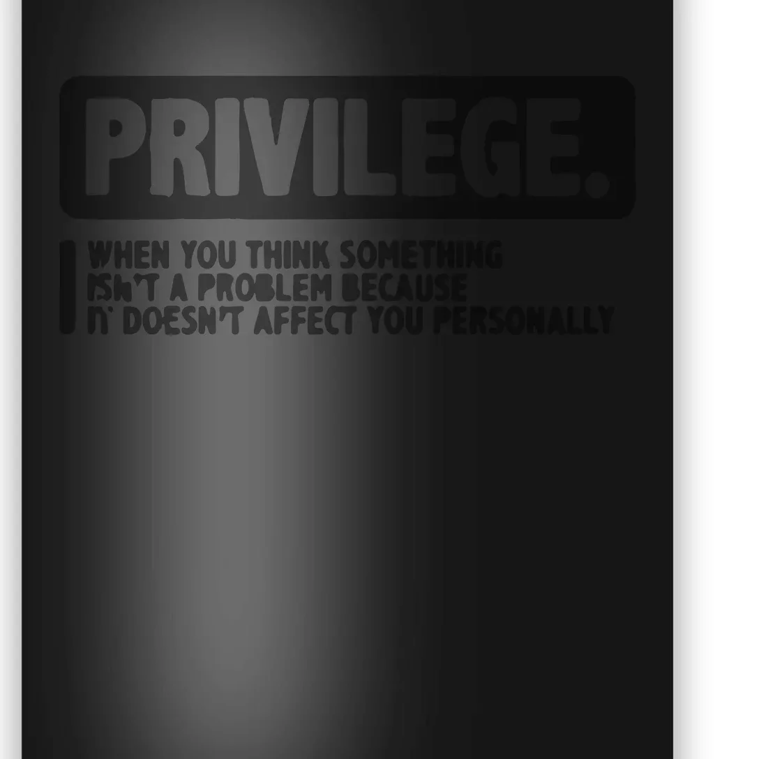 Privilege Civil Right Equality Social Justice Poster