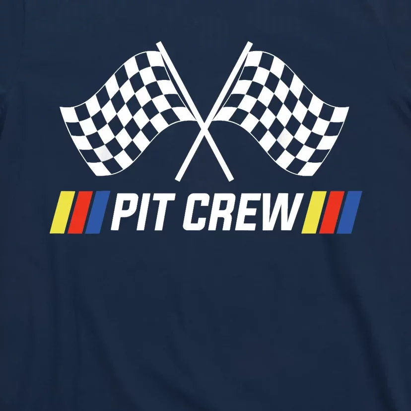 Pit Crew Race Car Parties Parents Pit Racing Drag Dress T-Shirt