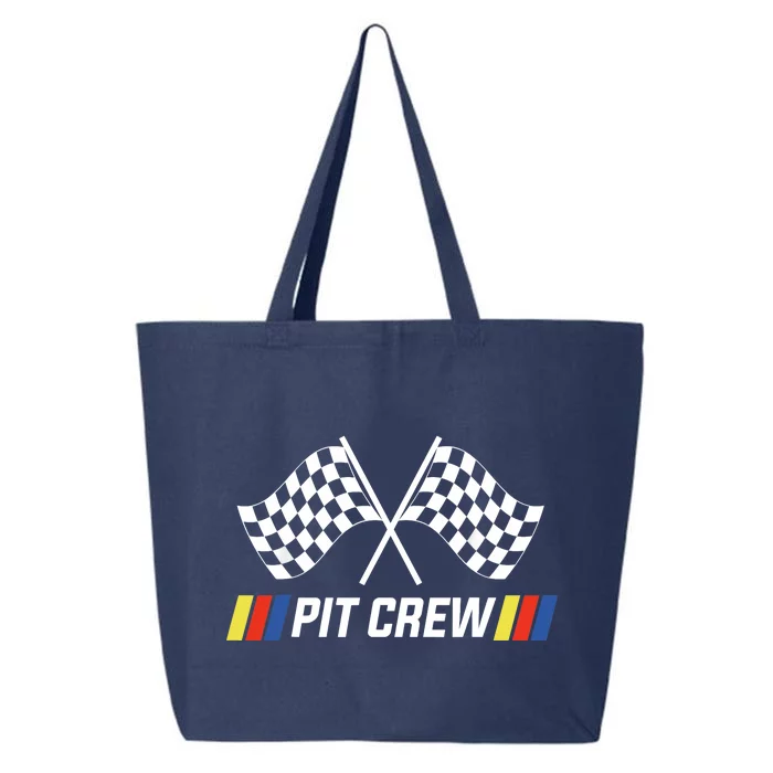 Pit Crew Race Car Parties Parents Pit Racing Drag Dress 25L Jumbo Tote