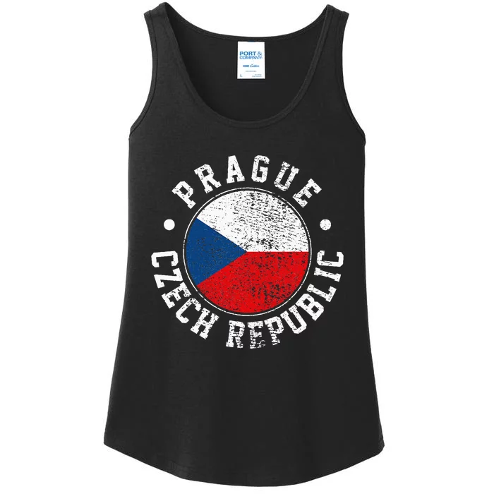 Prague Czech Republic Ladies Essential Tank