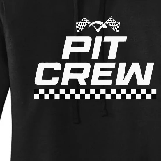 Pit Crew Race Car Apparel Pit Crew Women's Pullover Hoodie