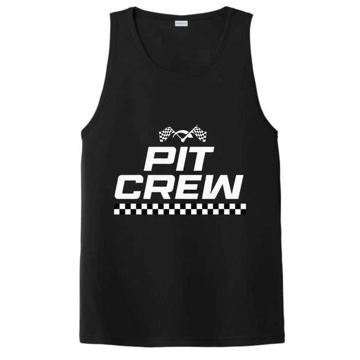 Pit Crew Race Car Apparel Pit Crew Performance Tank