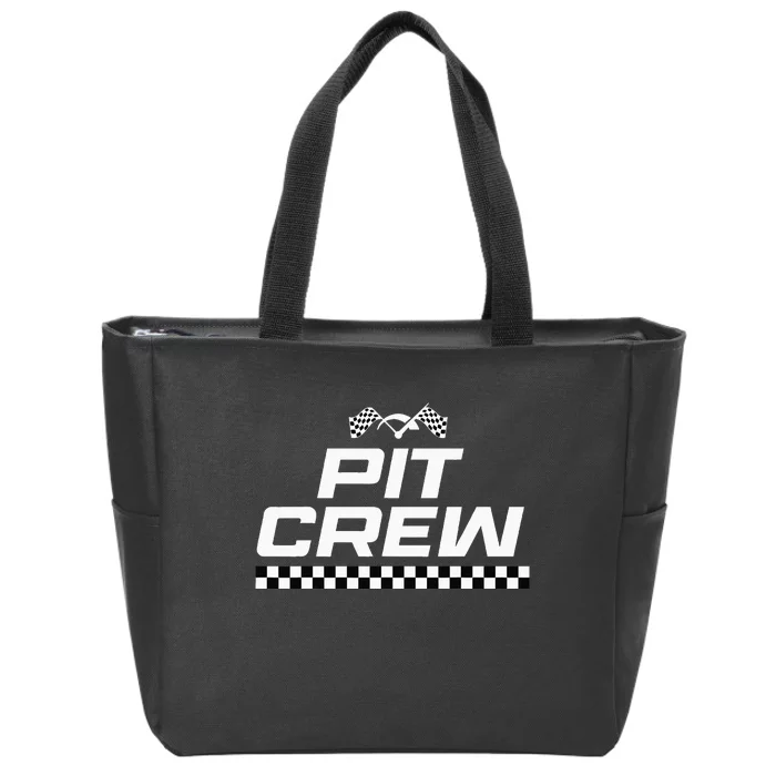 Pit Crew Race Car Apparel Pit Crew Zip Tote Bag