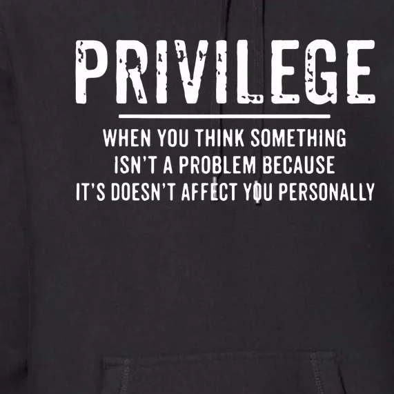 Privilege, Civil Rights, Equality VNeck Premium Hoodie