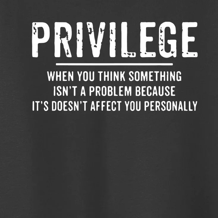 Privilege, Civil Rights, Equality VNeck Toddler T-Shirt