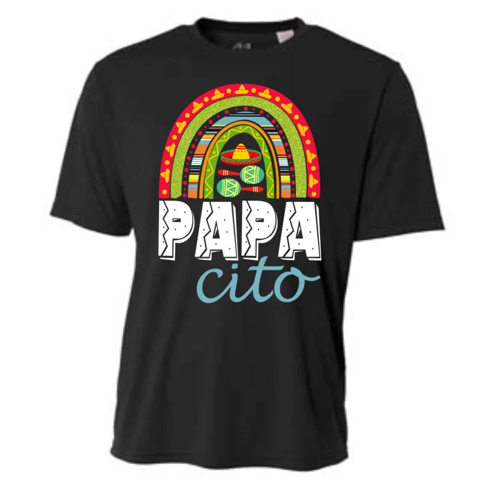 Papa Cito Rainbow Funny Mexican Food Foodie Love Gift Cooling Performance Crew T-Shirt