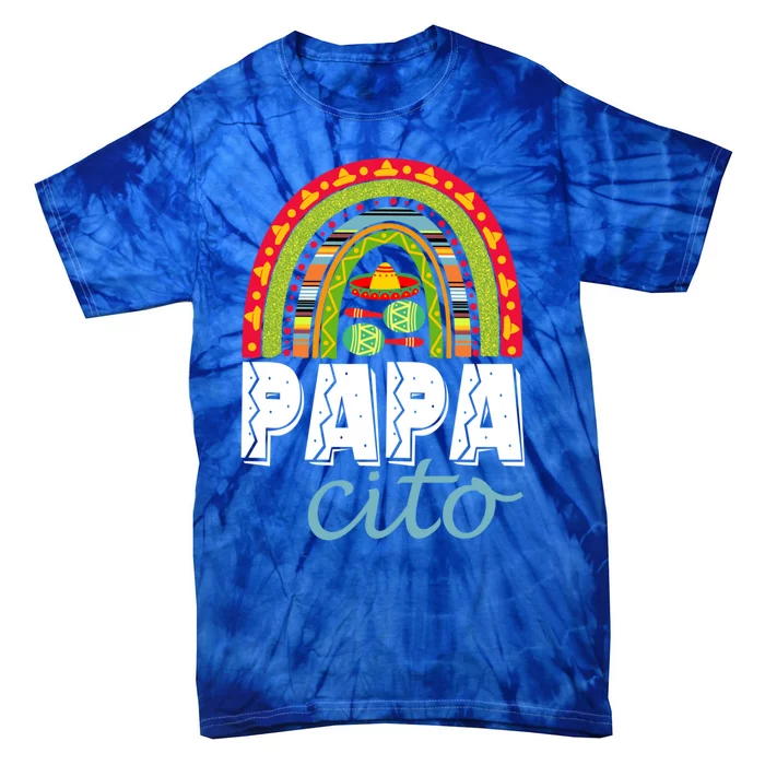 Papa Cito Rainbow Funny Mexican Food Foodie Love Gift Tie-Dye T-Shirt