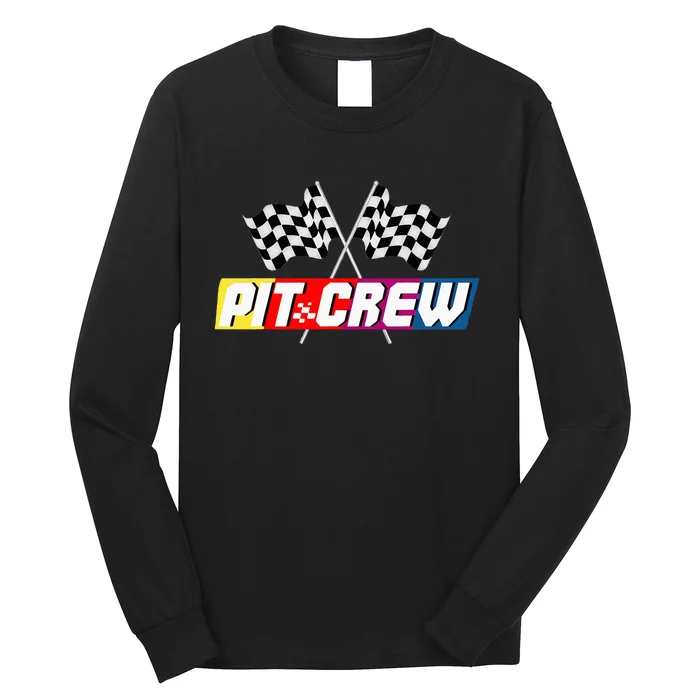 Pit Crew Racing Car Lover Long Sleeve Shirt