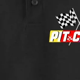 Pit Crew Racing Car Lover Dry Zone Grid Performance Polo