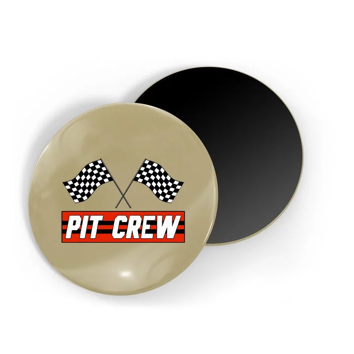 Pit Crew Race Car Hosting Parties Magnet