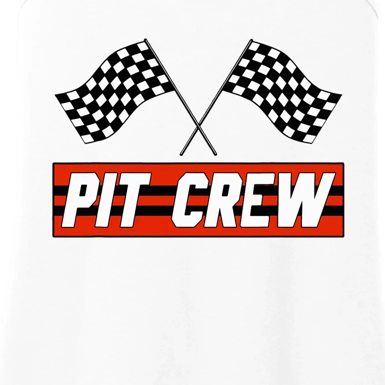 Pit Crew Race Car Hosting Parties Ladies Essential Tank