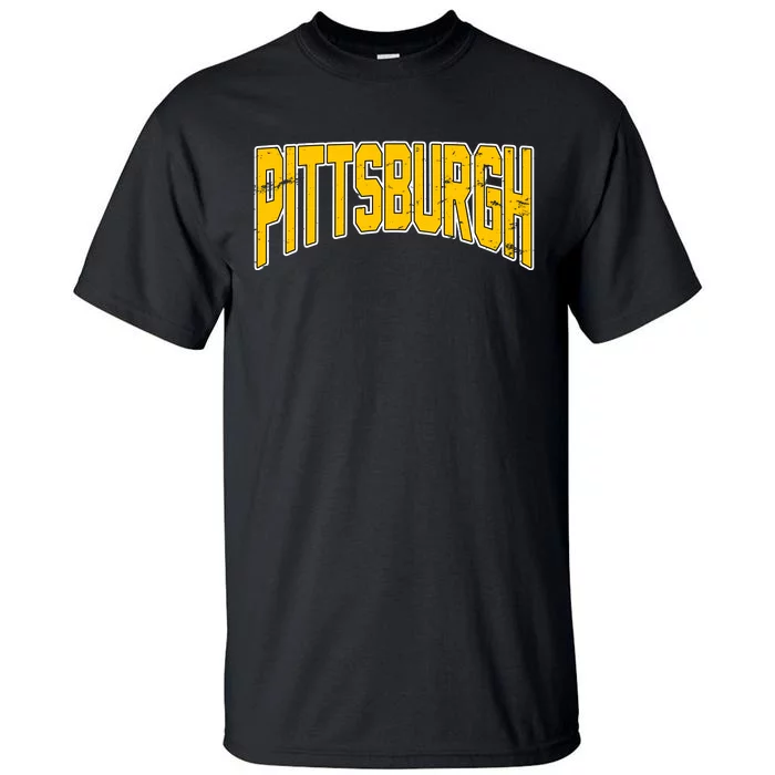 Pittsburgh City Retro Vintage Tall T-Shirt